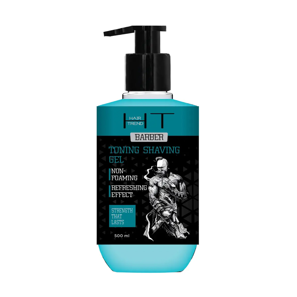 Тонізувальний гель для гоління Hair Trend Barber Toning Shaving Gel, 500 мл